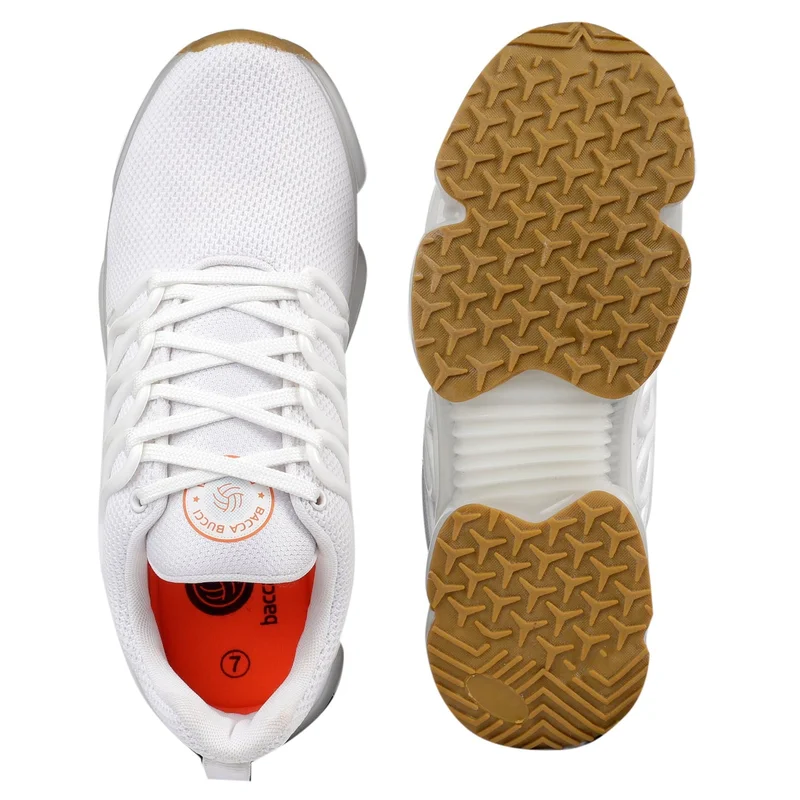 Bacca Bucci White Bolt Max-Comfort Trail Running Shoes for Men | Best Price UAE